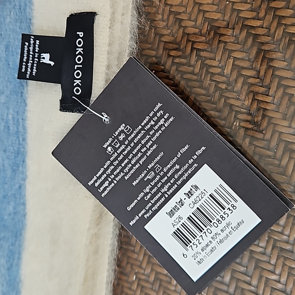 Alpaca blend Pokoloko Scarf NWT - Picture 5 of 7